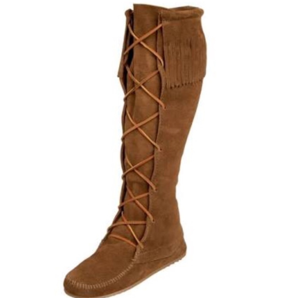 Minnetonka Lace Up Boots (tall)